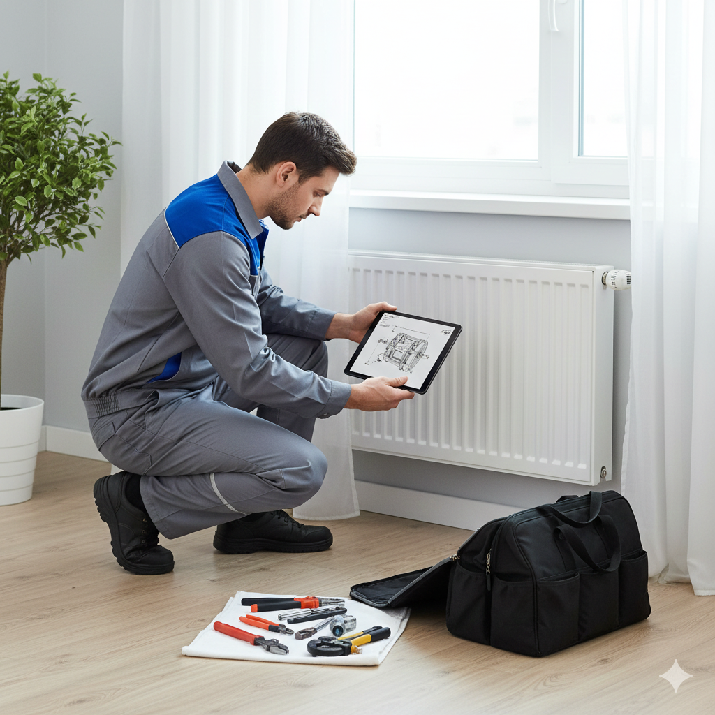 Reparatur von Heizkörpern
